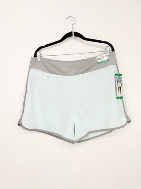 Hang Ten Mint Gray UPF 50+  Sun Protection Quick Dry Interior Liner Shorts NEW